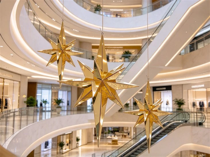 Acrylic Star Ceiling Decorations For Christmas best