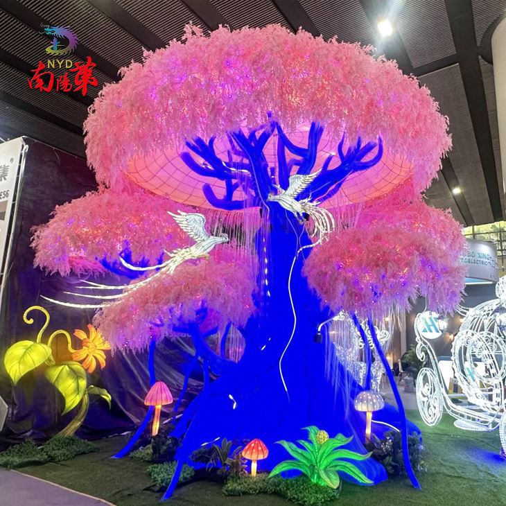 Outdoor Interactive New Year Lantern Wishing Tree