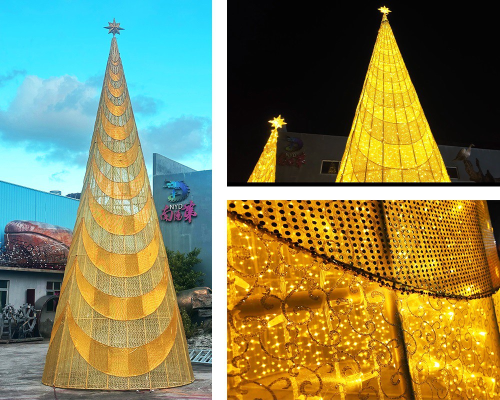 Large Outdoor Lighted Christmas Tree Made in China